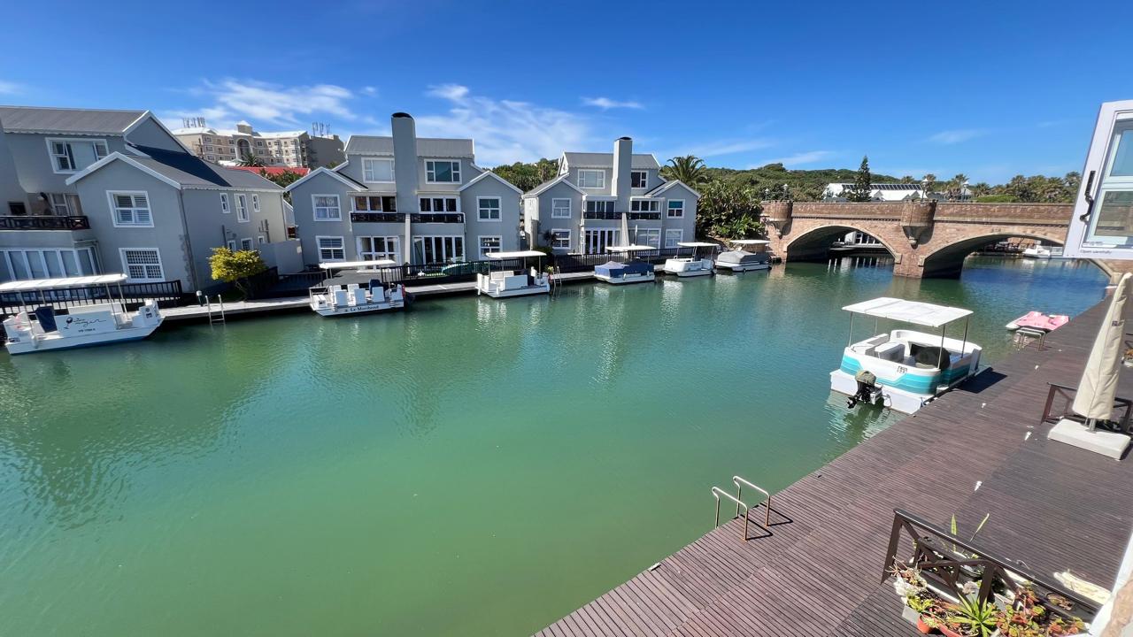 Canal view from the apartment towards the marina bridge